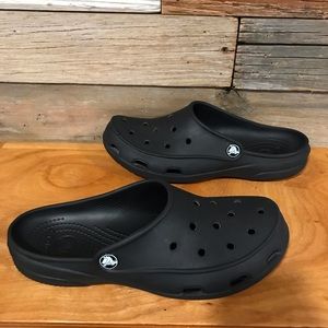 Crocs black slip on